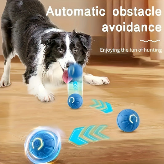 Automatic Roller Ball Toys - Durable, Gravity Jump Ball Toys for Interactive Fun - USB Rechargeable - Designed for Dogs & Cats - Perfect for Teething & Exercise - Great Gift for Pet Lovers