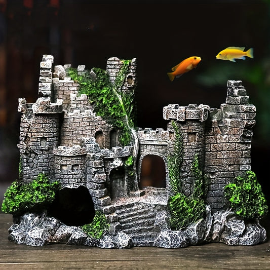 Realistic Medieval Castle for fish Aquarium