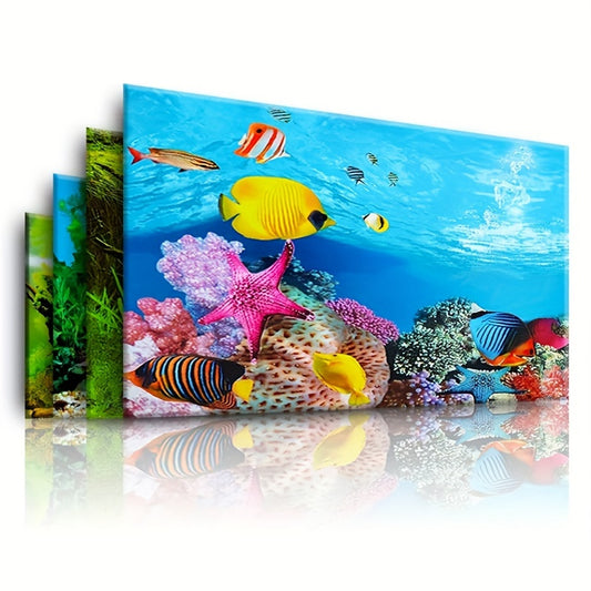 1pc Fish Tank Background Paper