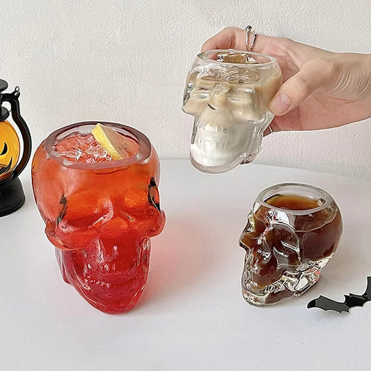 Halloween Household Skull Head Glass